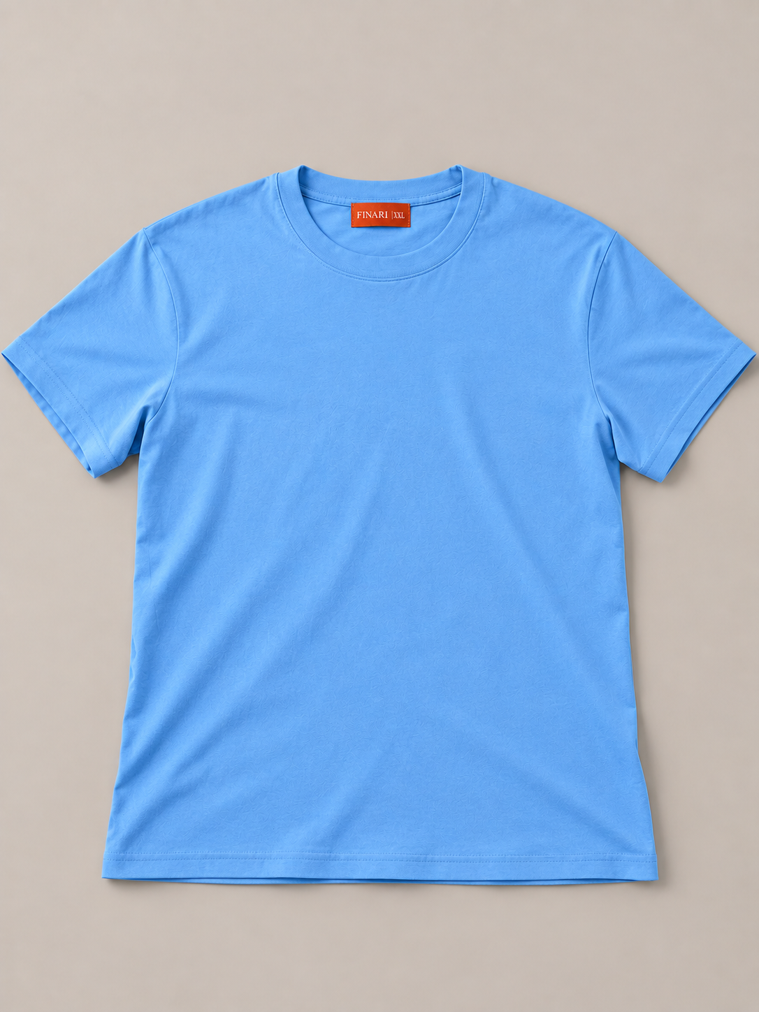 Katoenen T-shirt – Hemelsblauw