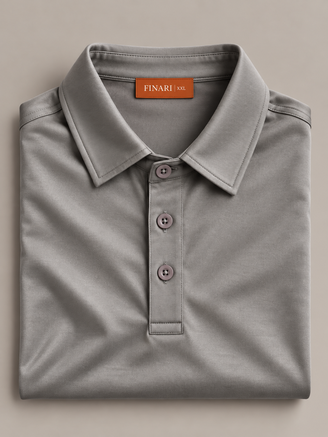 Katoenen Polo – Grafietgrijs