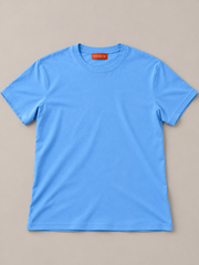 Katoenen T-shirt – Hemelsblauw
