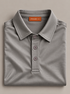 Katoenen Polo – Grafietgrijs